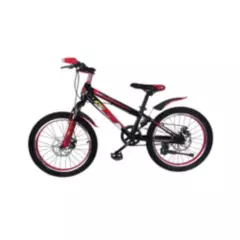 GENERICO - Bicicleta Aro 20 Roja con Freno disco Cfeng