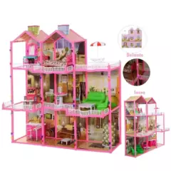 GENERICO - Casa para muñecas Barbie de sueños