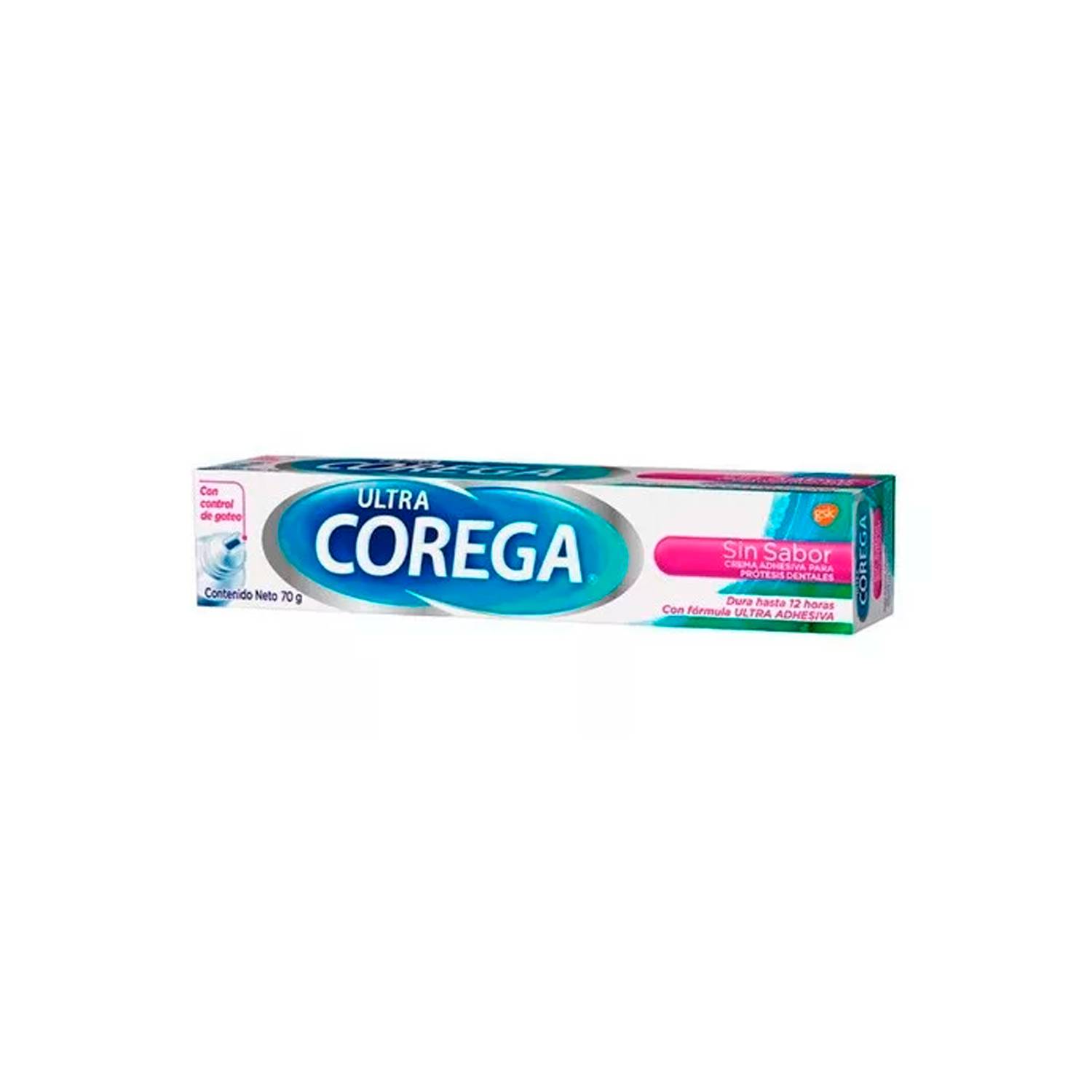 Corega  Ultra Corega Crema sin sabor - Adhesivos Corega
