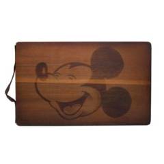 HB IMPORTACIONES - Tabla de Madera de Mickey Mouse Logo Quemado Disney DDM