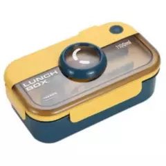 GENERICO - Fiambrera Potatil con Cubuertos Libre de BPA 1100 ML