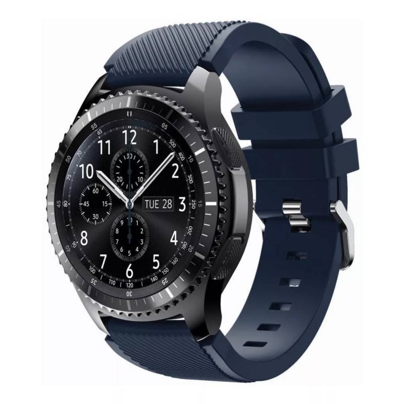 Correa Silicona de 22mm para Samsung Galaxy Watch 46mm - Negro GENERICO