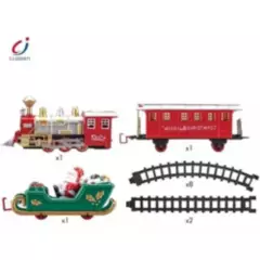 BLUEDREAMER - Tren juguete eléctrico pista regalo para niños
