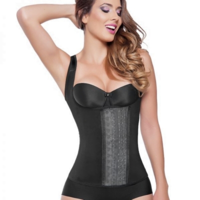 Faja Waist Trainer con Espalda - Chaleco Mujer (3 Corridas de