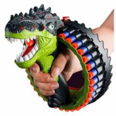 SM - Juguete Lanzador Dardos Dinosaurio para niños SM