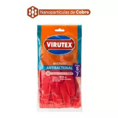 VIRUTEX - Guantes Antibac Con Nanopartículas De Cobre Talla S Virutex