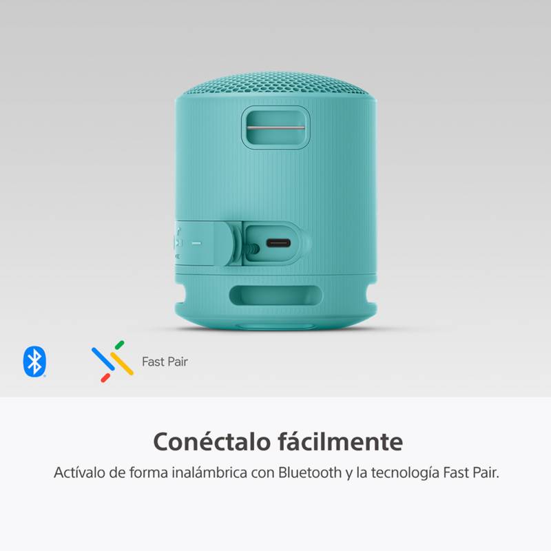 SONY Parlante inalámbrico portátil XB100 Azul