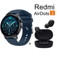 XIAOMI - S46 reloj inteligente deportivo + combo Redmi AirDots 2 - Azul