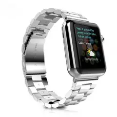GENERICO - Correa Acero Para Apple Watch 41mm y 40mm  más Ajustador