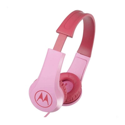 Motorola Moto JR200 Auriculares Infantiles con Cable Rosa