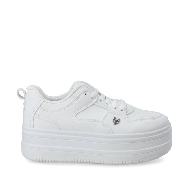 ZAPATILLA PLATAFORMA BLANCA 38561 - Gotta Chile