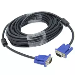 ZAPATILLACHILE - Cable Vga Largo de 1.5 Metros Macho A Macho Para Monitor Pc Proyector