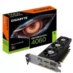 GIGABYTE - Tarjeta de video Gigabyte GeForce RTX 4060 OC Low Profile 8G