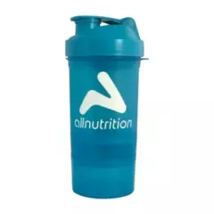 ALL NUTRITION - Shaker All 3 Layers (400 cc) Azul Neón