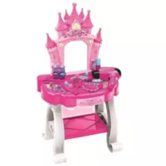 GENERICO - Tocador Mega Creativo Castillo De Princesas Con Accesorios Rosa