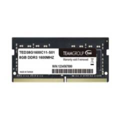 TEAMGROUP - Memoria RAM TeamGroup Elite de 8GB (DDR3, 1600MHz, CL19, SO-DIMM)