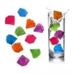 BETTERLIFE - Cubos De Hielo Artificial Reutilizables De Colores Diamante