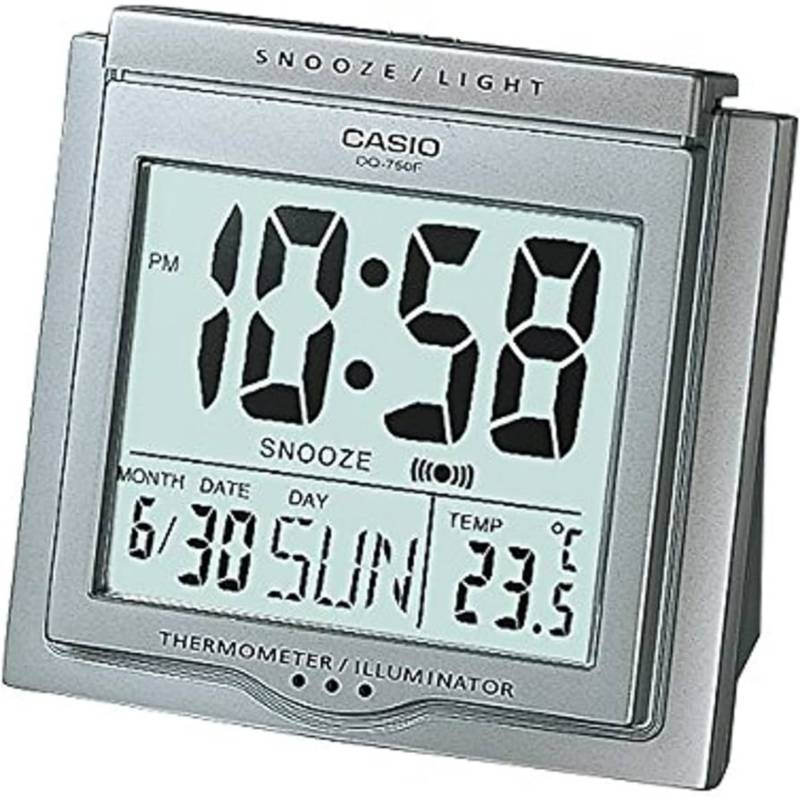 CASIO Reloj Casio Despertador temperatura Dq-750f-8df