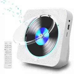 TIOZONEY - Reproductor de CD Bluetooth Pantalla LED