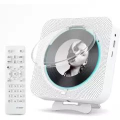 TIOZONEY - Reproductor de CD Bluetooth Pantalla LED