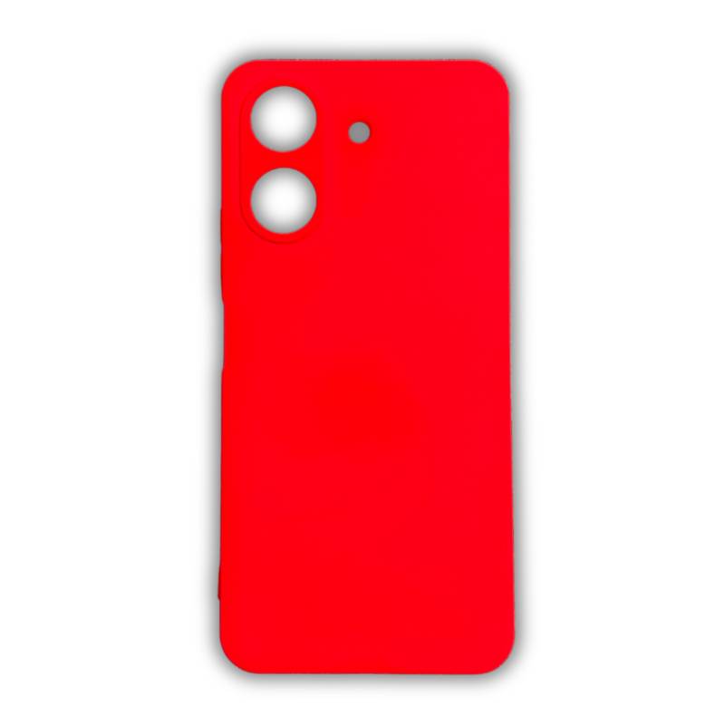 GENERICO Carcasa Funda Color Para Xiaomi Redmi 13C - Rojo