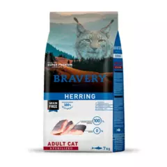 BRAVERY - Bravery Arenque gato adulto esterilizado 2 kg