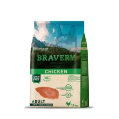 BRAVERY - Bravery Adulto Large Medium Breed Sabor Pollo 4 Kg.