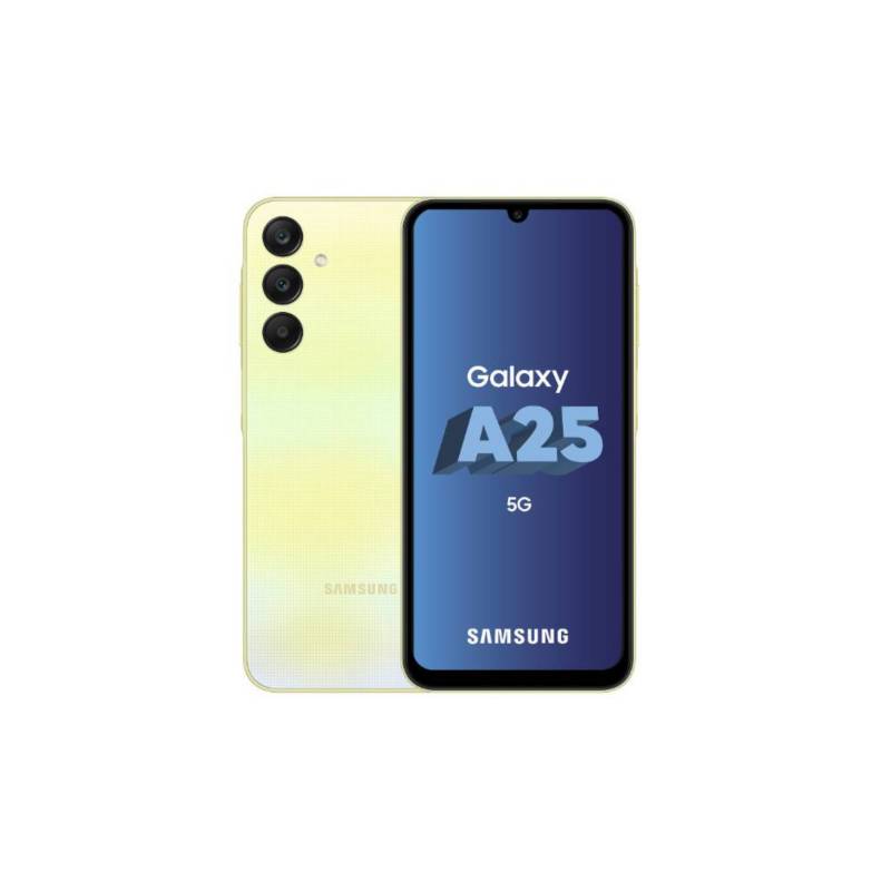 Samsung Galaxy A25 5G 6GB/128GB Amarillo - Teléfono móvil