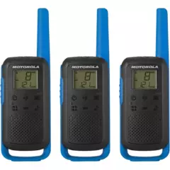 MOTOROLA - Kit 3 Radios Motorola Talkabout T270tp Recargable 22 Canales