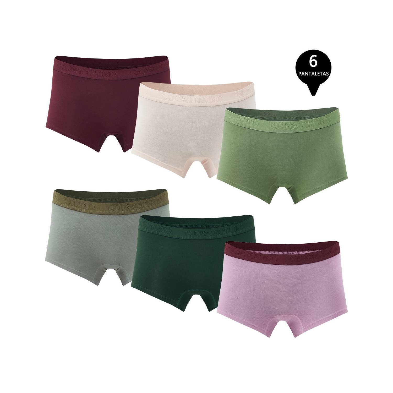 Pantaleta boxer mujer new arrivals