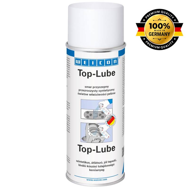 WEICON Spray Grasa Liquida 400 ml Top Lube Sintética Transparente