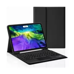LINKON - Carcasa Funda Teclado Para iPad Tablet Linkon +Pad - Negro - 10,2"