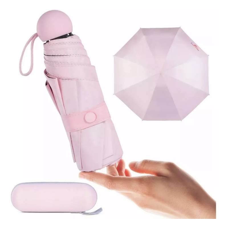 BLUEDREAMER Mini paraguas de bolsillo Parasol plegable Protección UV
