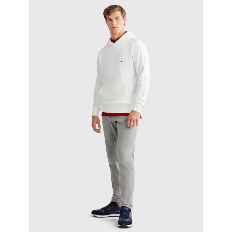 Tommy Hilfiger Logo Hoodie en Blanco