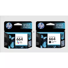 HP - Pack tintas HP 664 Negra + 664 Tricolor