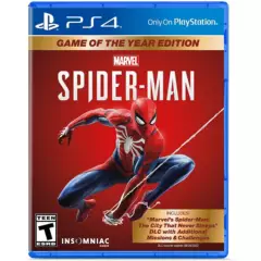 INSOMNIAC GAMES - Marvels Spider-Man Game of the Year Edition PS4