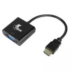 XTECH - Adaptador de Cable de video VGA (D-Sub) HDMI