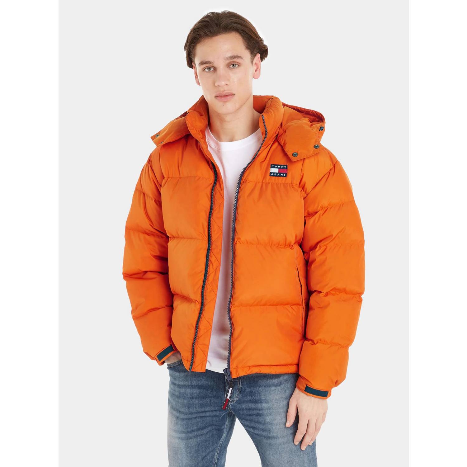 Tommy hilfiger parka deals orange