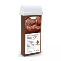 DEPILFLAX - Cera Depilatoria Roll-On Chocolate 100g