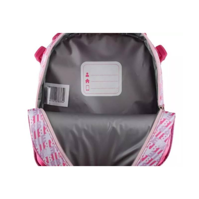 Mochila Escolar Barbie Niñas Fucsia Lentejuelas