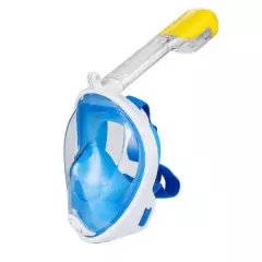 COMPRAPO - Máscara Buceo Snorkel Soporte Gopro Antiempañante Azul