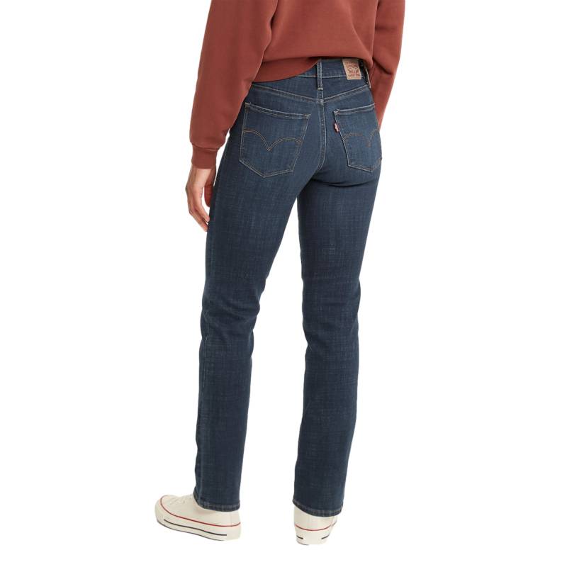 Jeans Mujer Ribcage Straight Ankle Azul Claro Levis