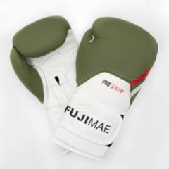 FUJIMAE - Guantes Boxeo Fujimae Box Proseries 2.0. Cuero 14oz   Kakhi