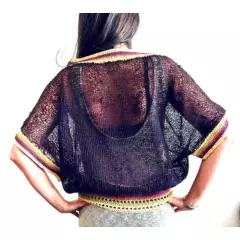 GOIC DISEÑOS - Sweter de lino tejido a mano diseño exclusivo
