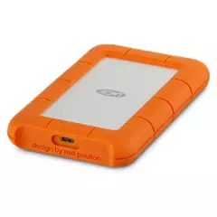SEAGATE - Disco duro externo Rugged USB-C 4 TB Naranja, Plata