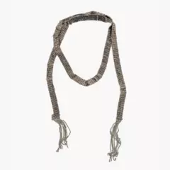 LOUNGE - Collar Mujer Corbata Mostacillas Plateado