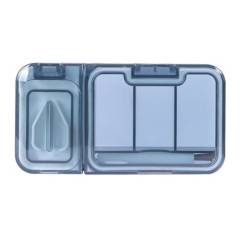 CRUSEC - Caja Cortador de Medicinas De Pastillas Organizador Divisor Azul