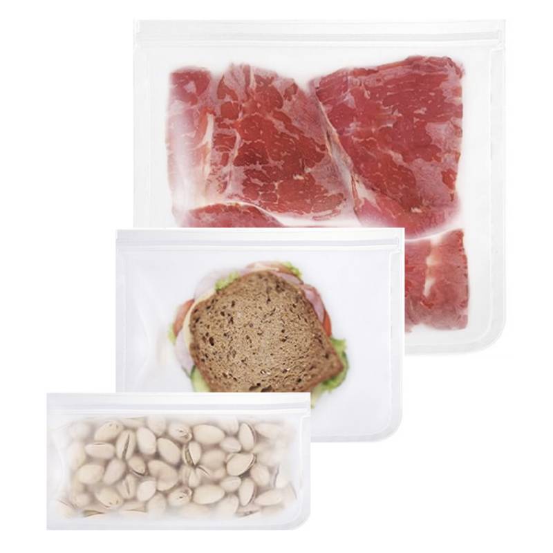 Pack De 3 Bolsas Herméticas De Silicona Para Alimentos