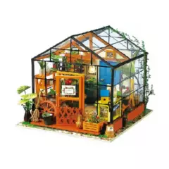 ROBOTIME - Cathy´s Flower House Casita Miniatura Robotime Puzzle 3d
