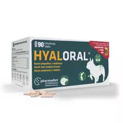 PHARMADIET - Hyaloral Razas Pequeñas y Medianas - 90 Comprimidos
